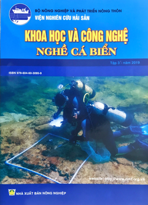 Ấn phẩm khoa học công nghệ nghề cá biển tập 3 năm 2019