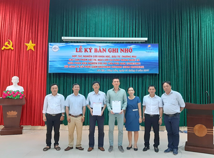 Lễ ký Bản ghi nhớ hợp tác giữa Phân Viện nghiên cứu Hải sản phía Nam với Công ty Cổ phần Siam Brothers Vietnam