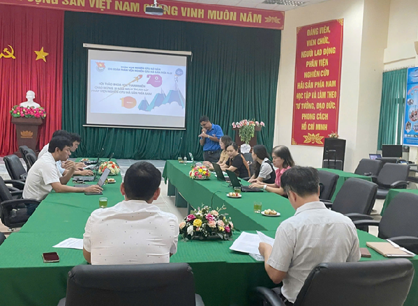 Hội thảo Khoa học thanh niên Chào mừng 20 năm Ngày Thành lập Phân Viện nghiên cứu Hải sản phía Nam