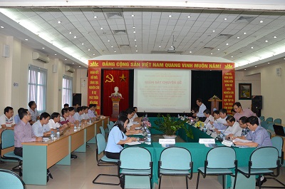 Công tác giám sát của Đoàn đại biểu Quốc hội thành phố Hải Phòng tại Viện nghiên cứu Hải sản.