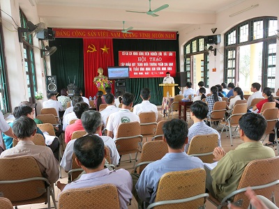 Hội thảo tập huấn Quy trình nuôi thương phẩm rạm tại Kim Sơn – Ninh Bình